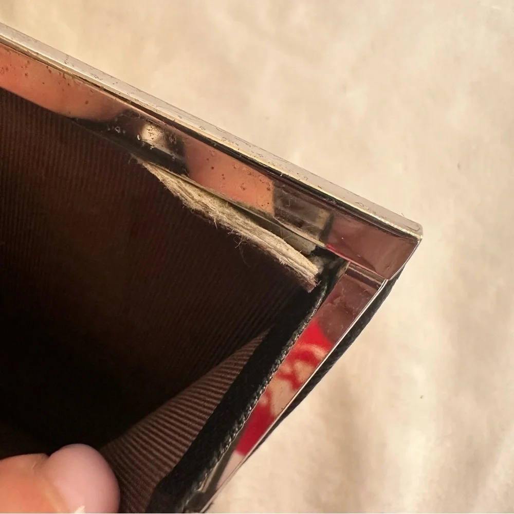 Burberry Black Leather Bifold Wallet